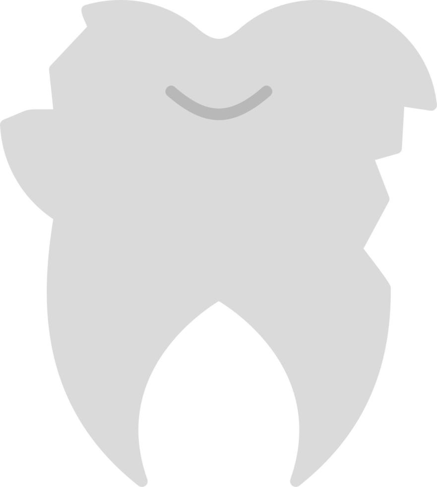 gebroken tand vector icoon