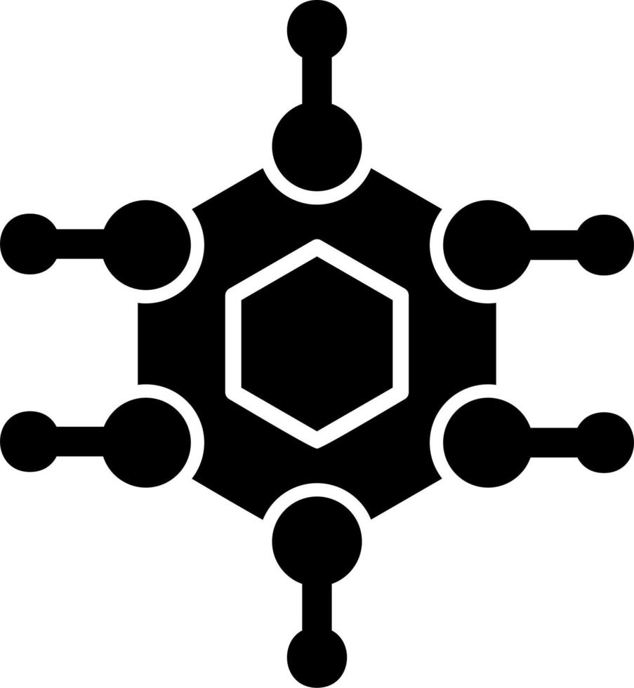 nanotechnologie vector icoon