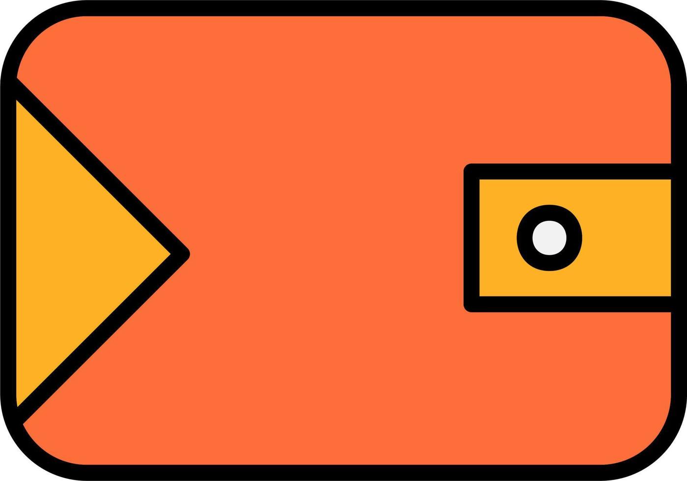 portemonnee vector pictogram