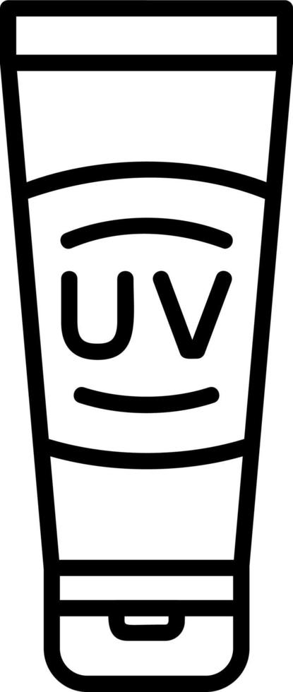 uv bescherming vector icoon