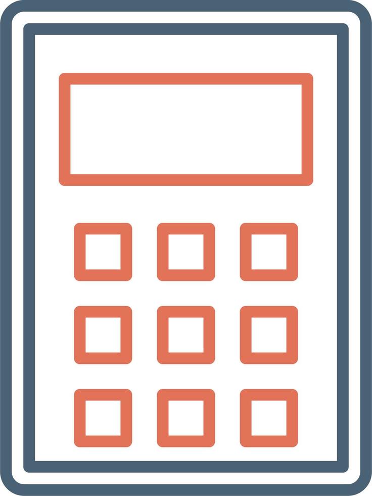 rekenmachine vector pictogram