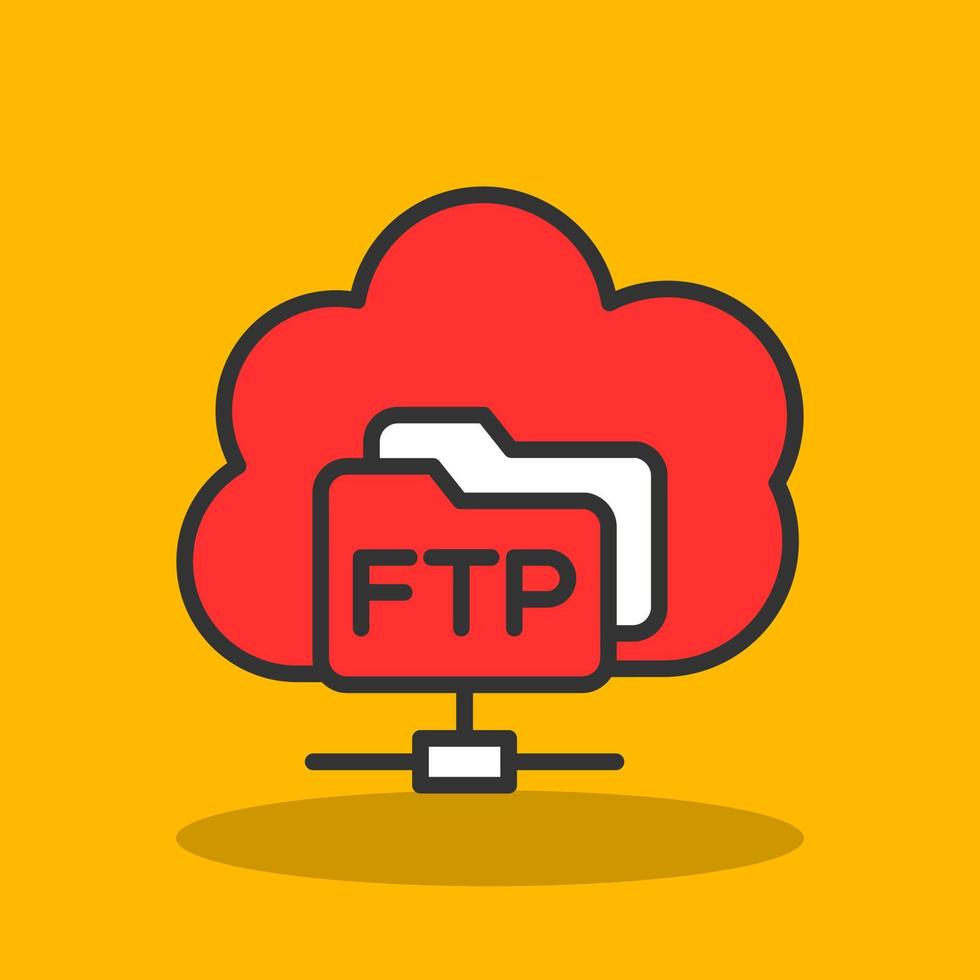 ftp vector icoon ontwerp