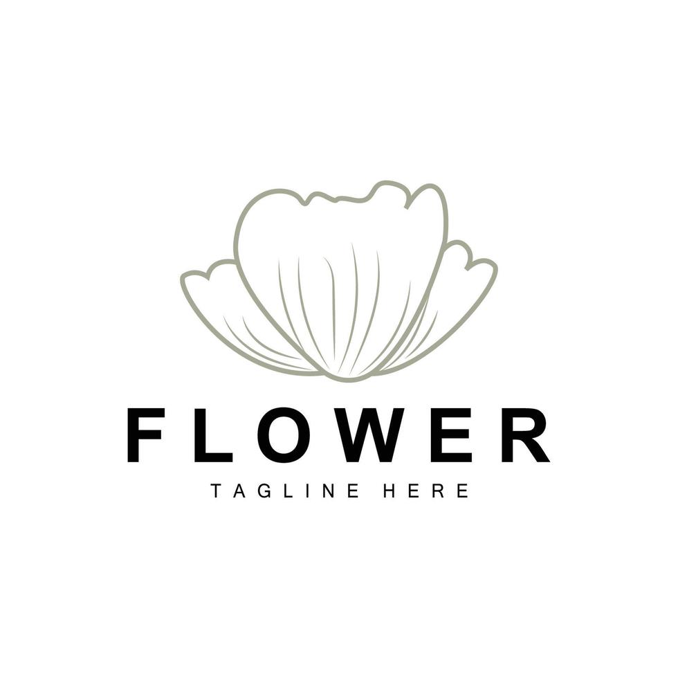 bloemen logo, bladeren en bloemen botanisch tuin vector, bloemen ontwerp van leven vector