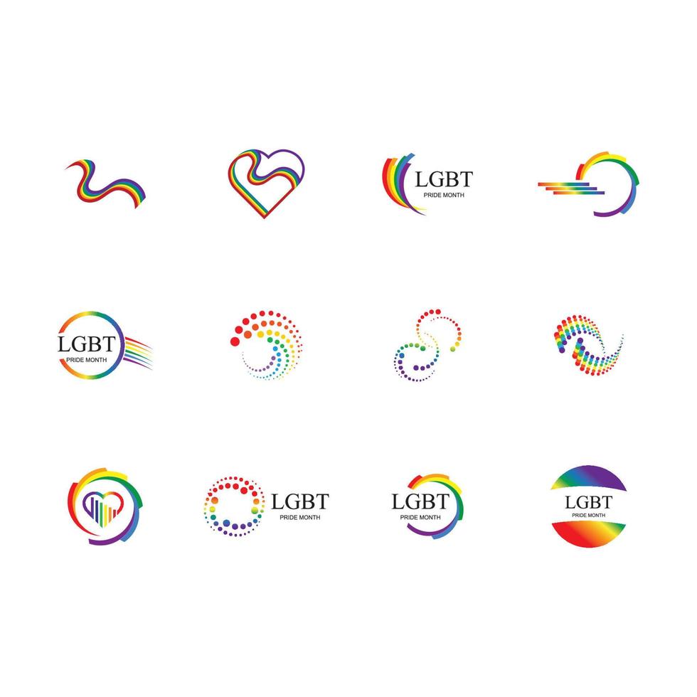 lgbt logo en symbool vector