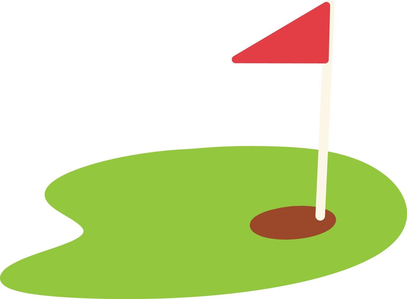 golf gat illustratie vector