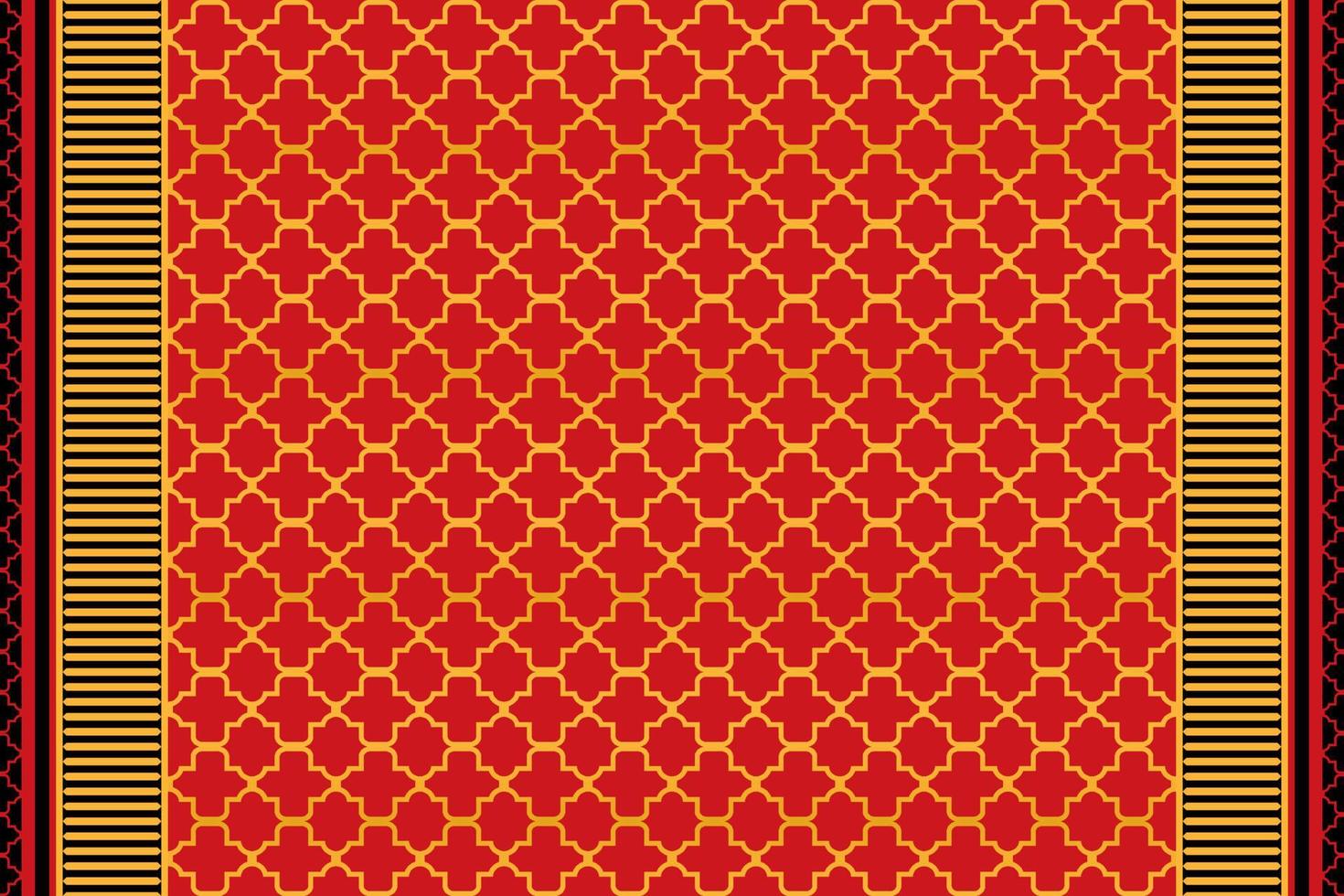 rood etnisch naadloos patroon ontwerp voor behang, achtergrond, kleding stof, gordijn, tapijt, kleding, en inpakken. vector