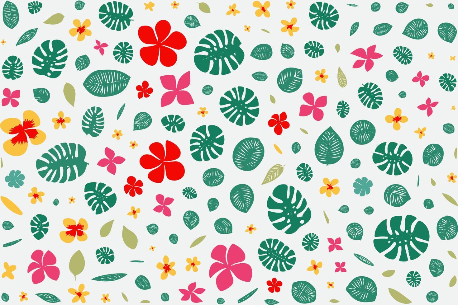 bloemen ornament patroon in kleurrijk vlak ontwerp voor geschenk inpakken, vector voorraad