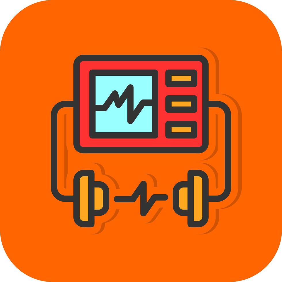 defibrillator vector icoon ontwerp