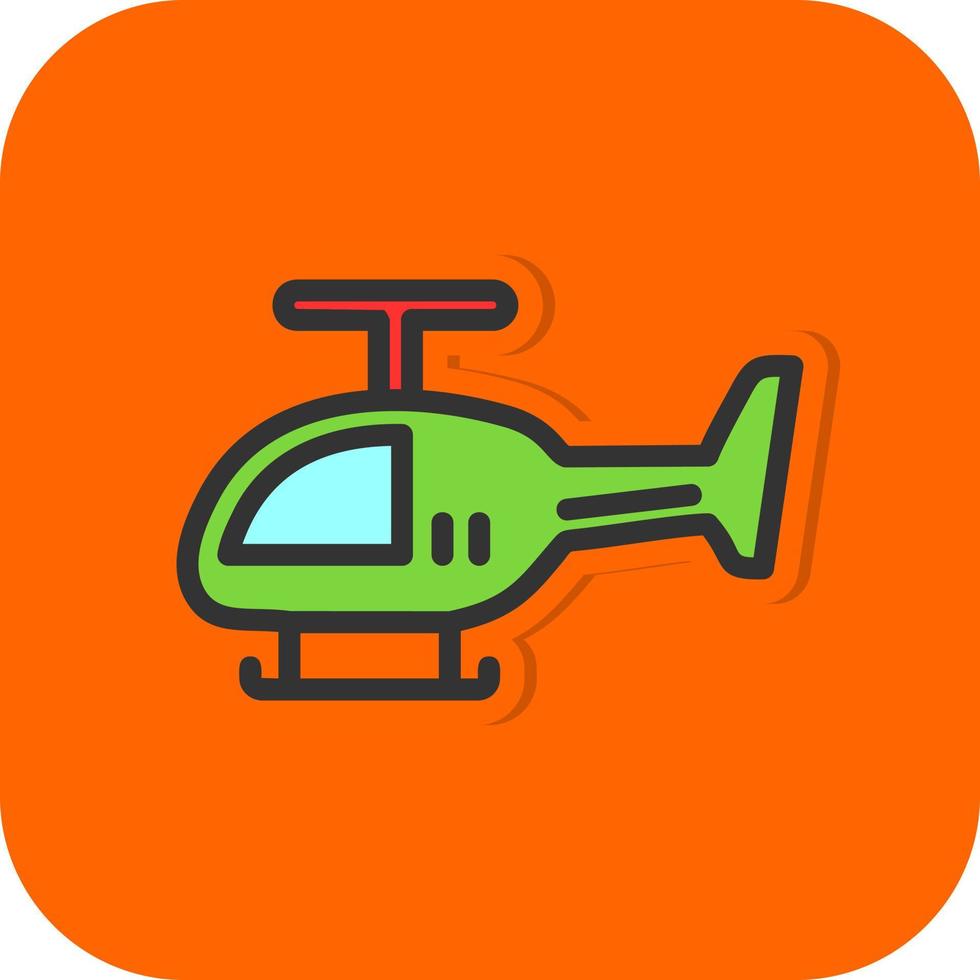 helikopter vector icoon ontwerp