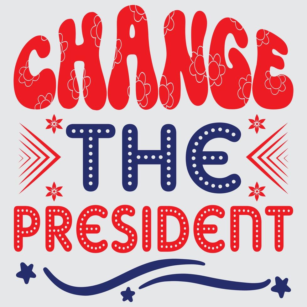 verandering de president vector