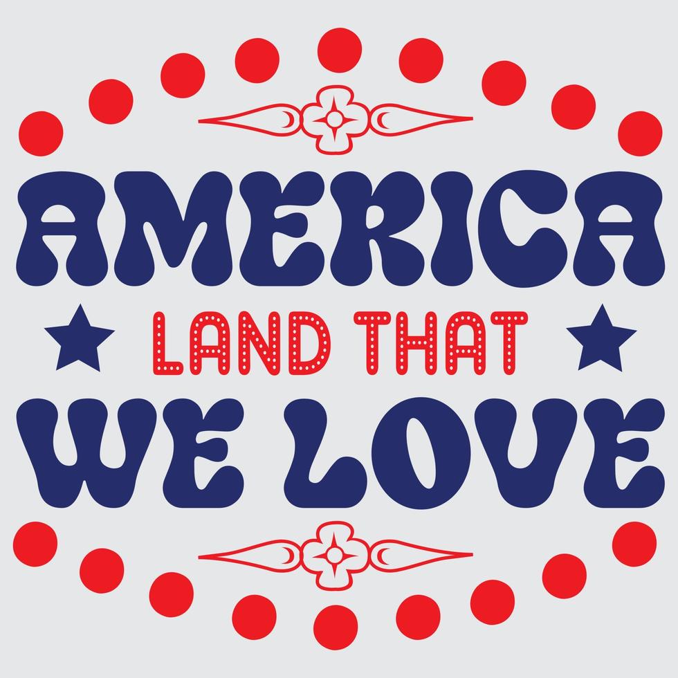 Amerikaans land- dat wij liefde vector