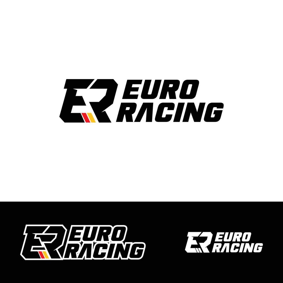 sport racing logo vector