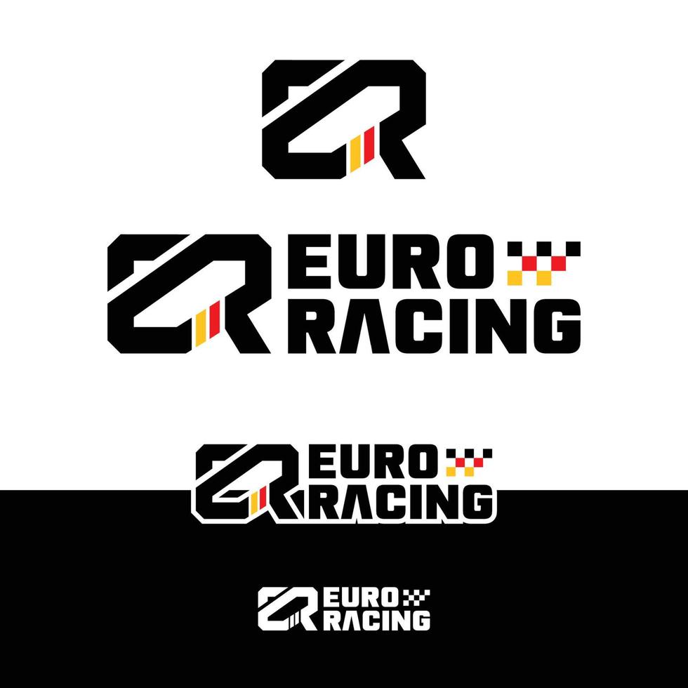 sport racing logo vector