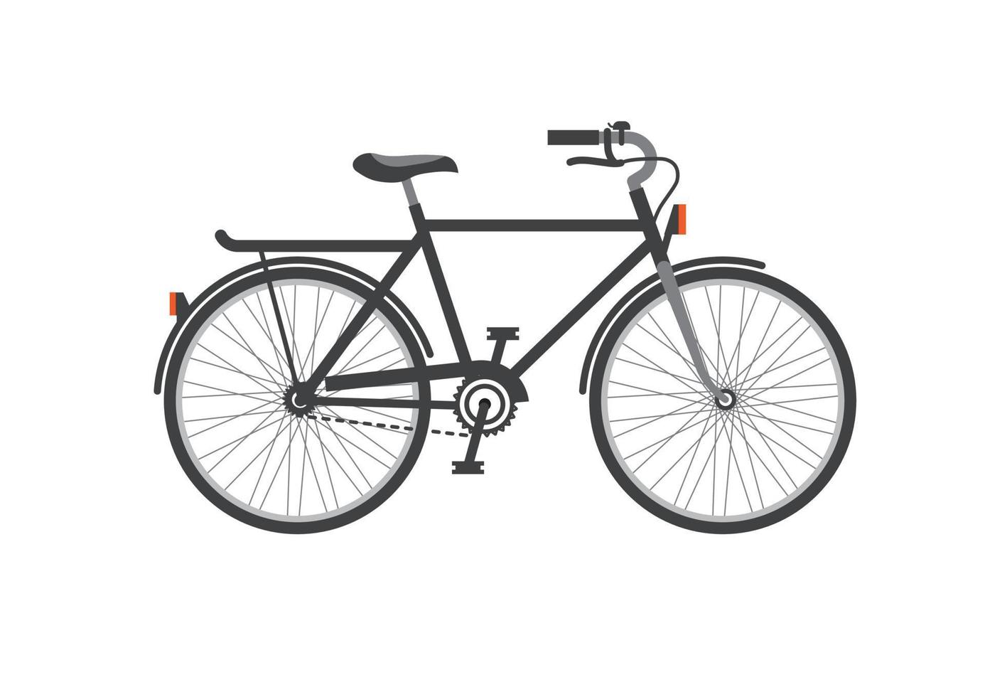oud klassiek fiets illustratie vector