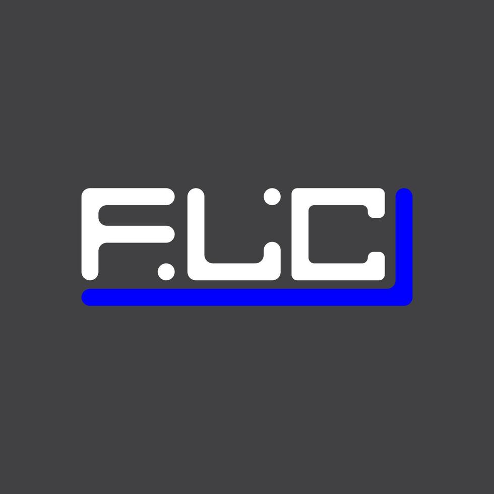 flc brief logo creatief ontwerp met vector grafisch, flc gemakkelijk en modern logo.