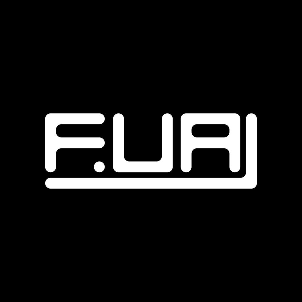 fua brief logo creatief ontwerp met vector grafisch, fua gemakkelijk en modern logo.