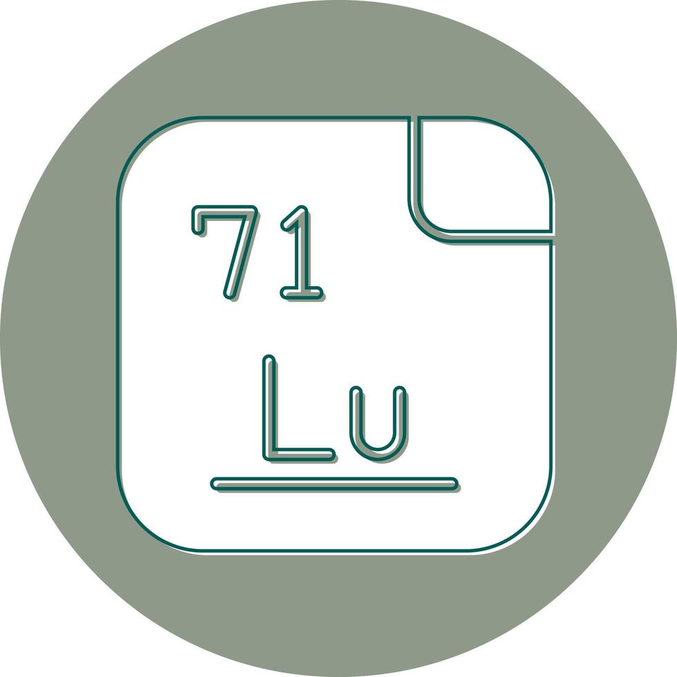 lutetium vector icoon