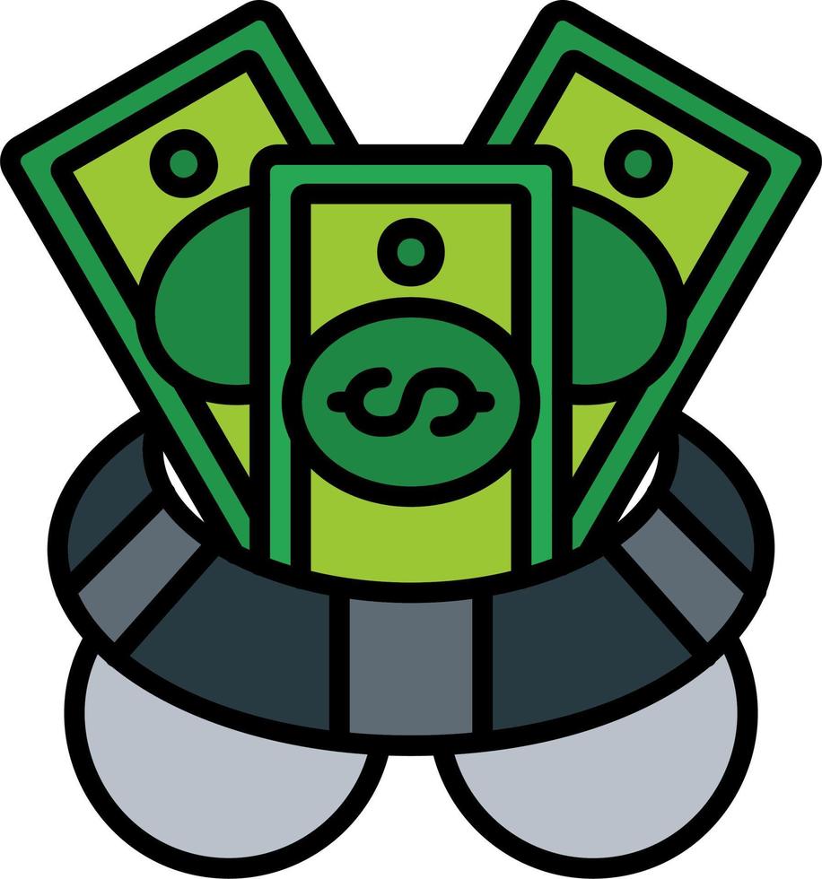 geld vector pictogram