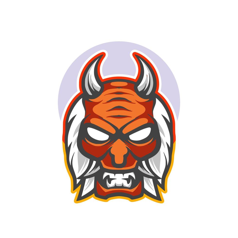 tengu demon logo vector