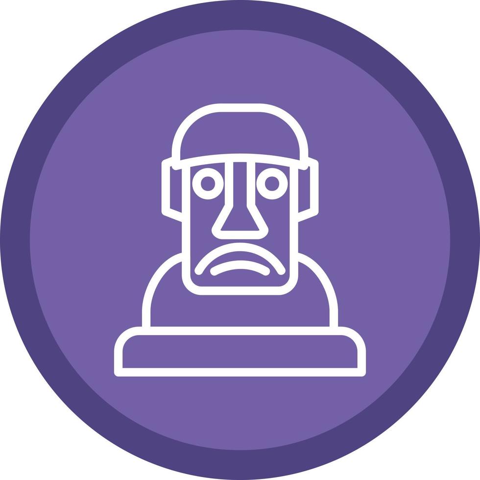 moai vector icoon ontwerp