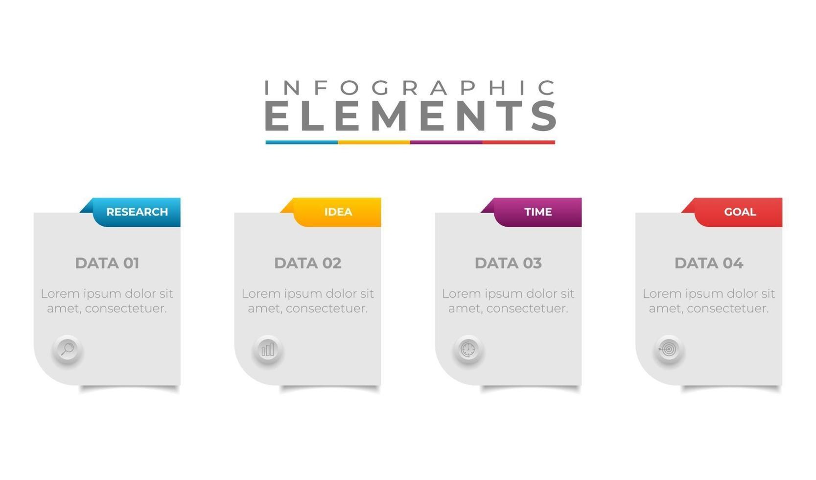 infographic zakelijke banner sjabloonontwerp vector