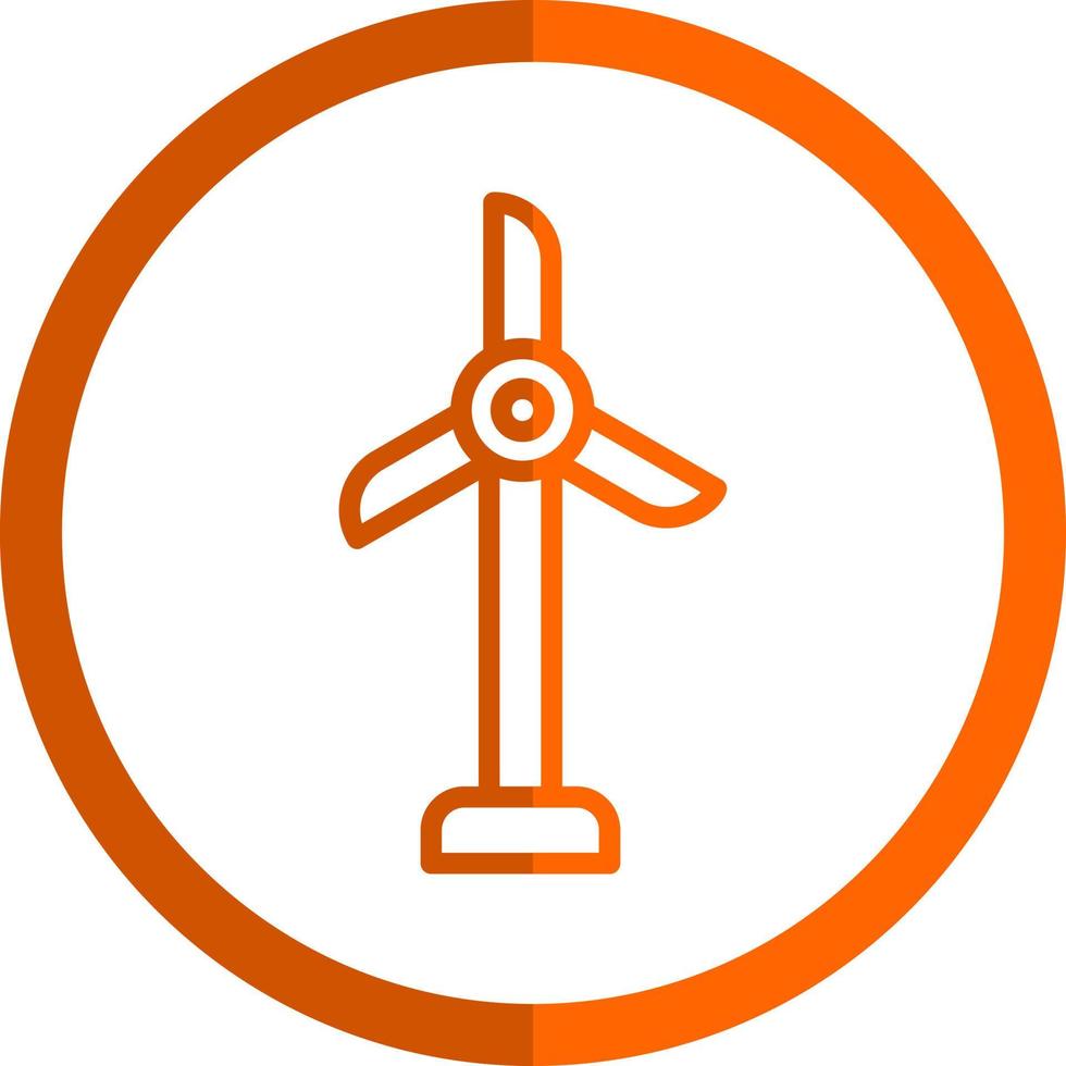 wind turbine vector icoon ontwerp