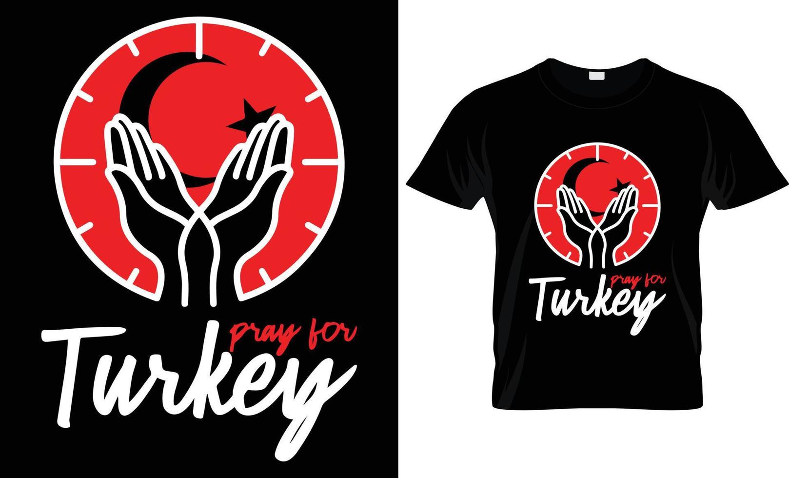 turkiye t - overhemd ontwerp vector