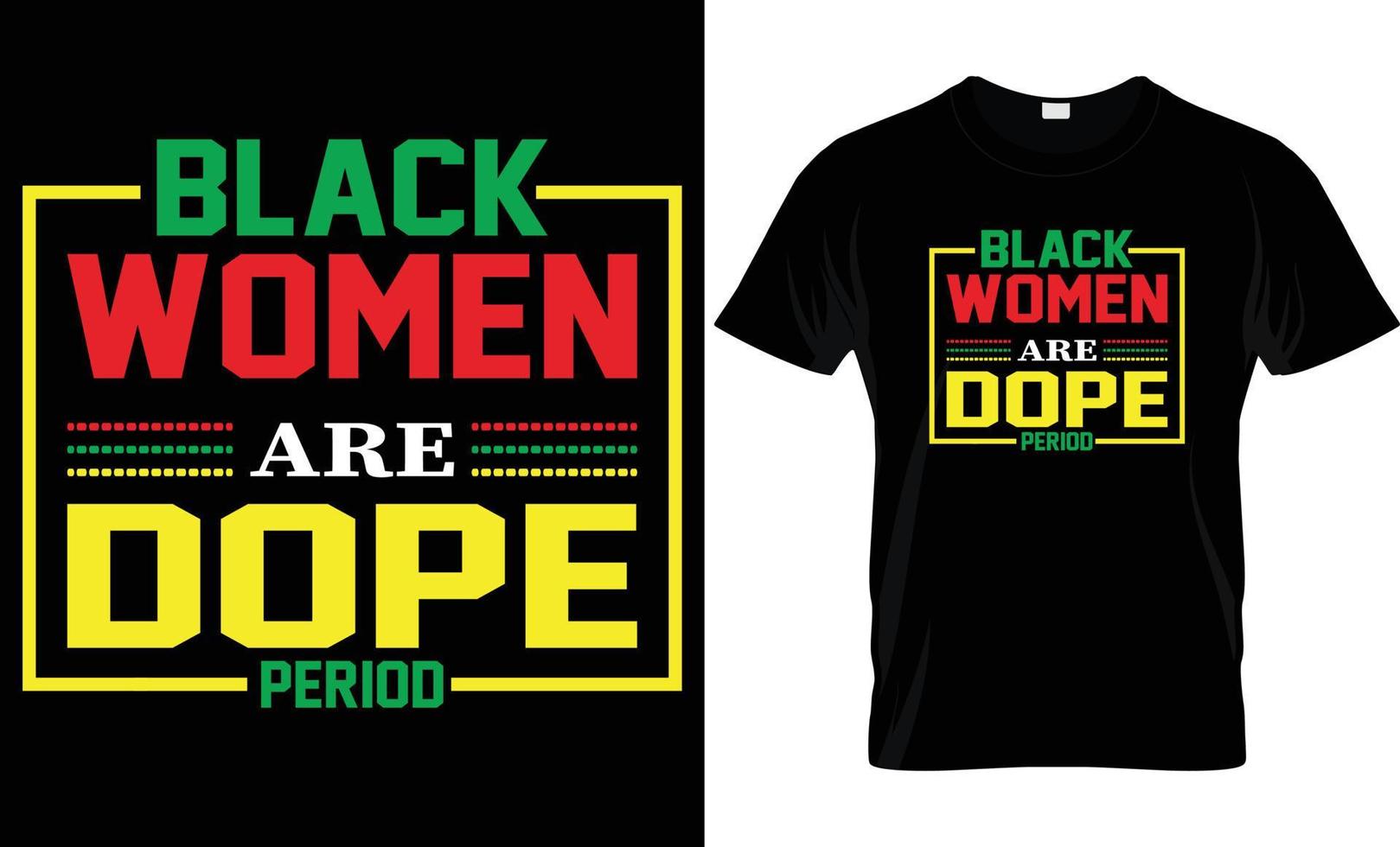 zwart geschiedenis t - overhemd ontwerp vector