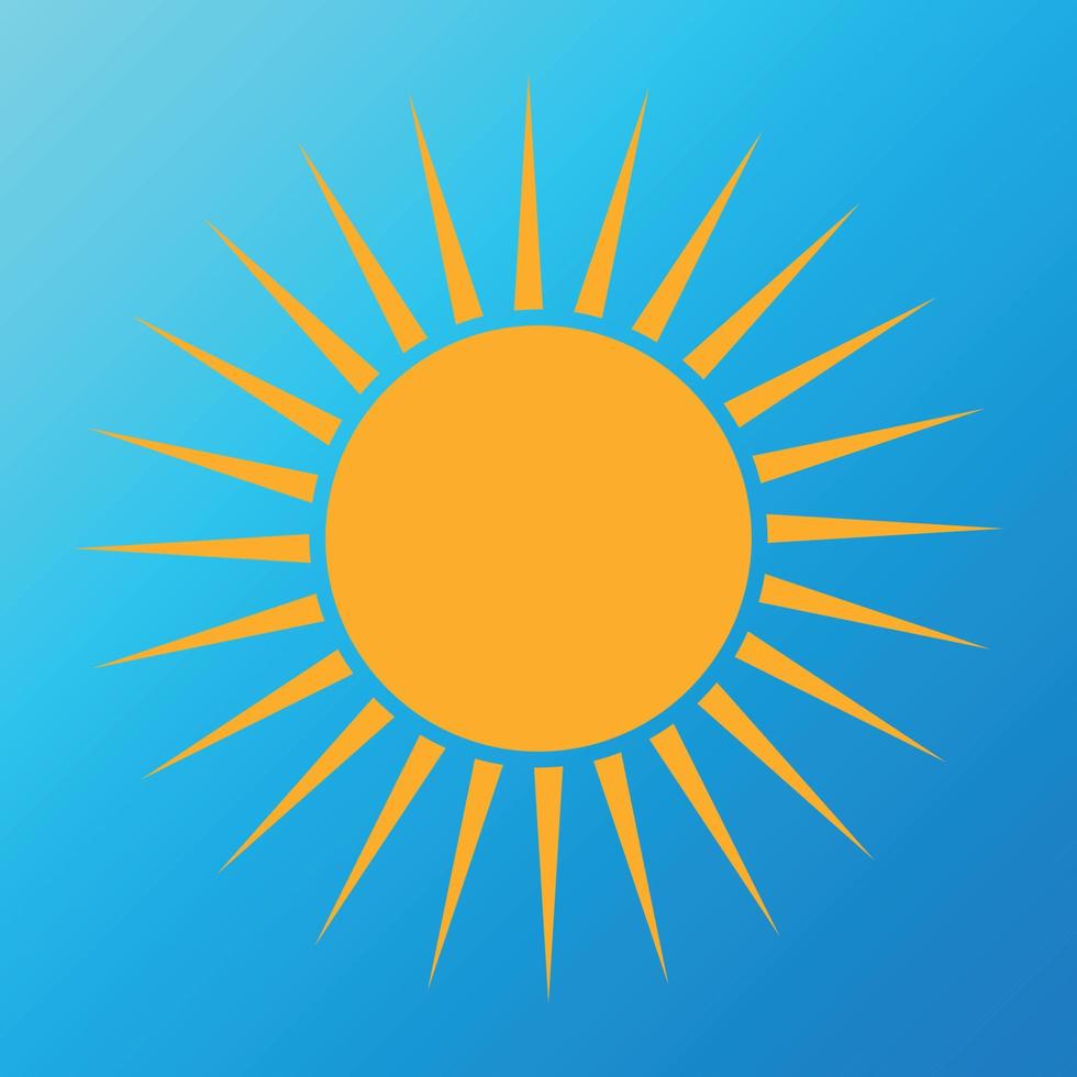 zon vectorillustratie vector