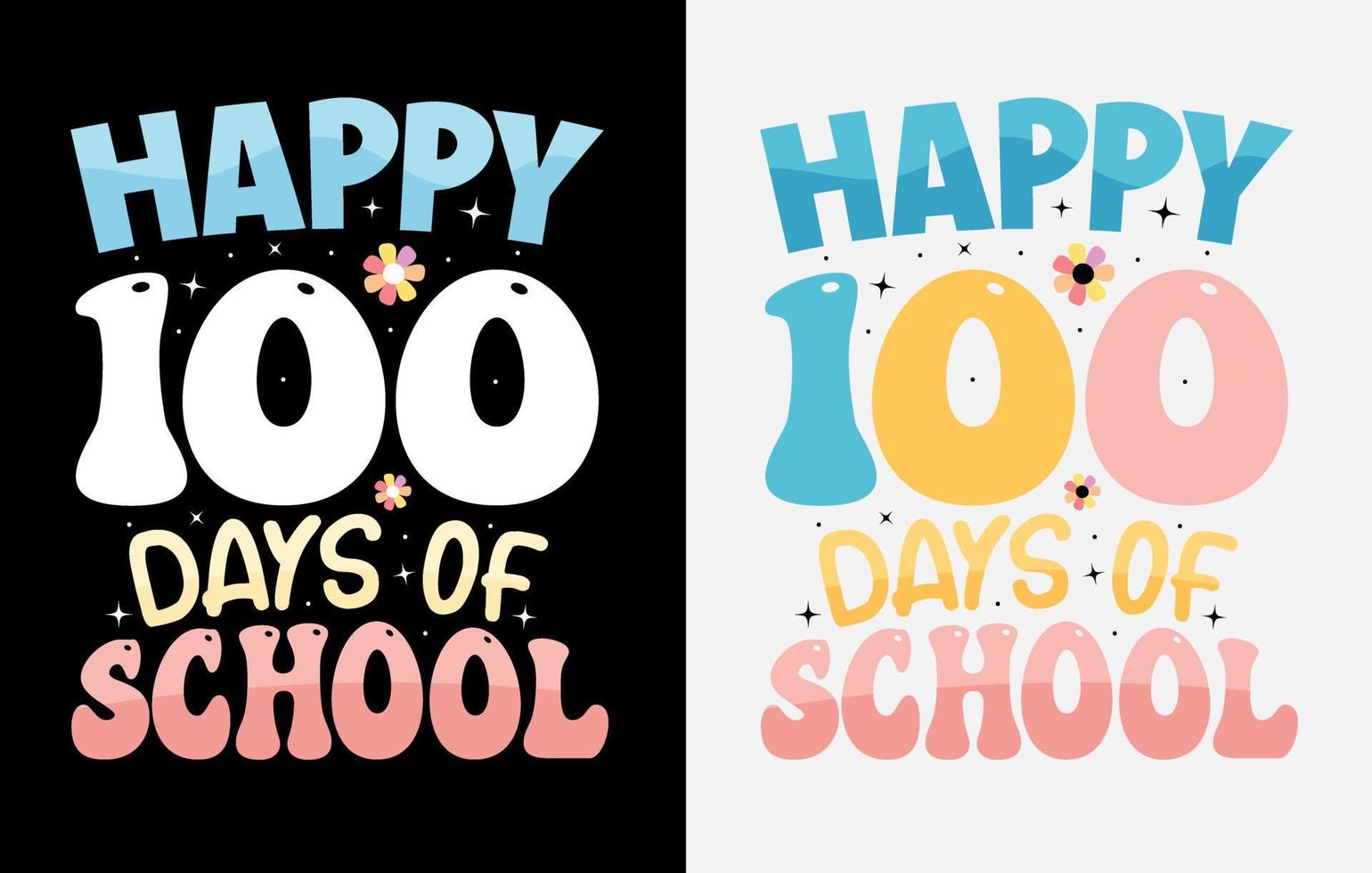 100ste dag t overhemd vrij, 100 dagen van school- t-shirts, 100ste dag t overhemd , gelukkig 100 dagen t-shirt, leraar t shirt, vector