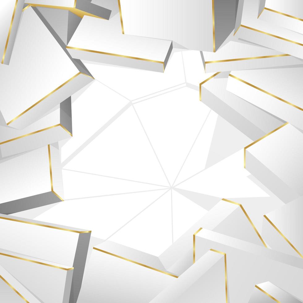 abstracte witte geometrische achtergrond vector