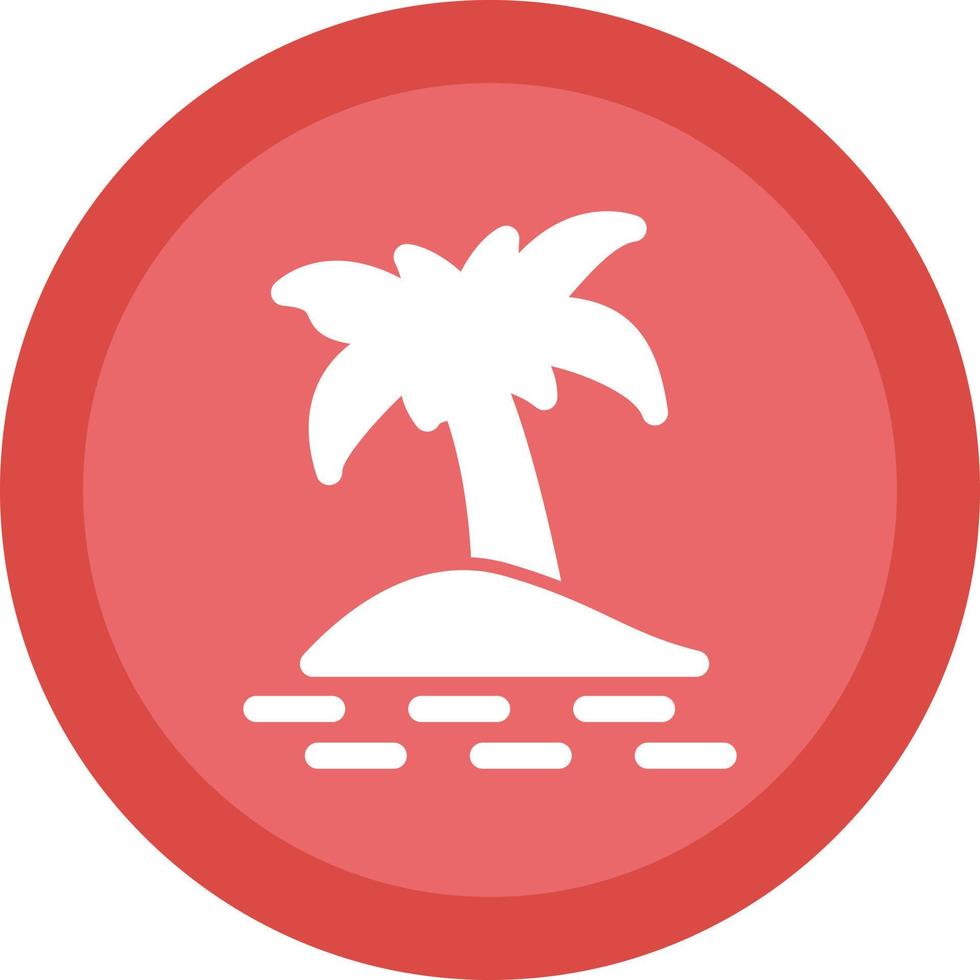 palm eiland vector icoon ontwerp