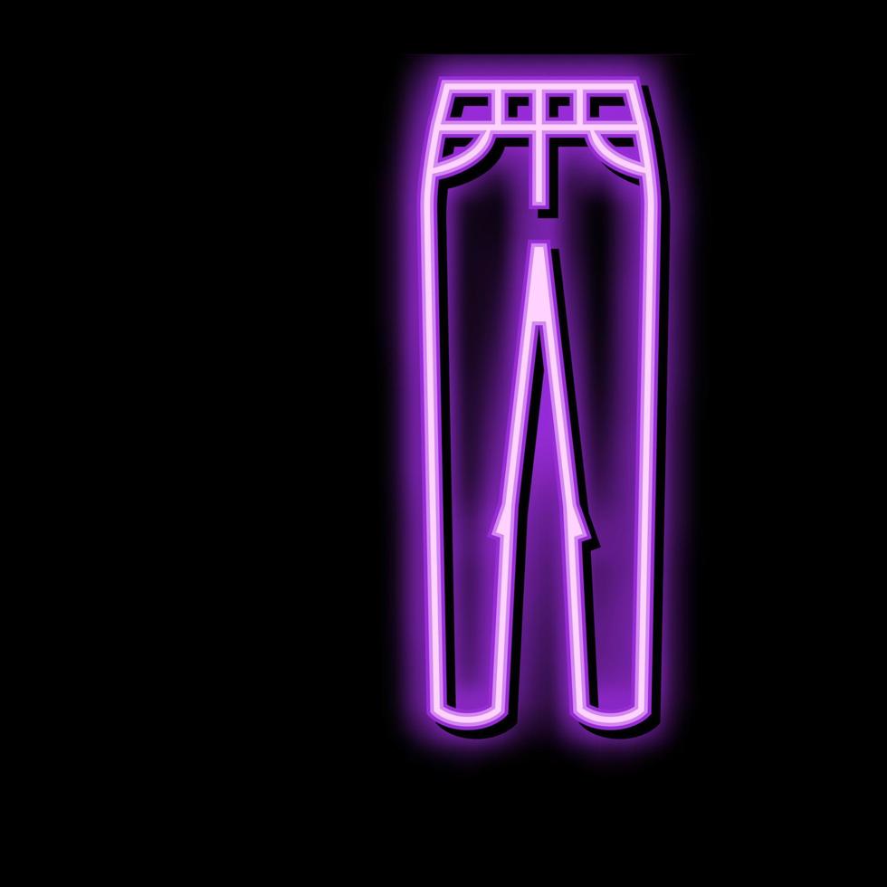 hoog taille broek kleren kleur icoon vector illustratie