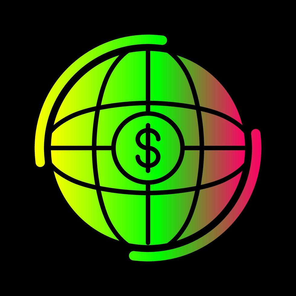 wereldbol vector pictogram