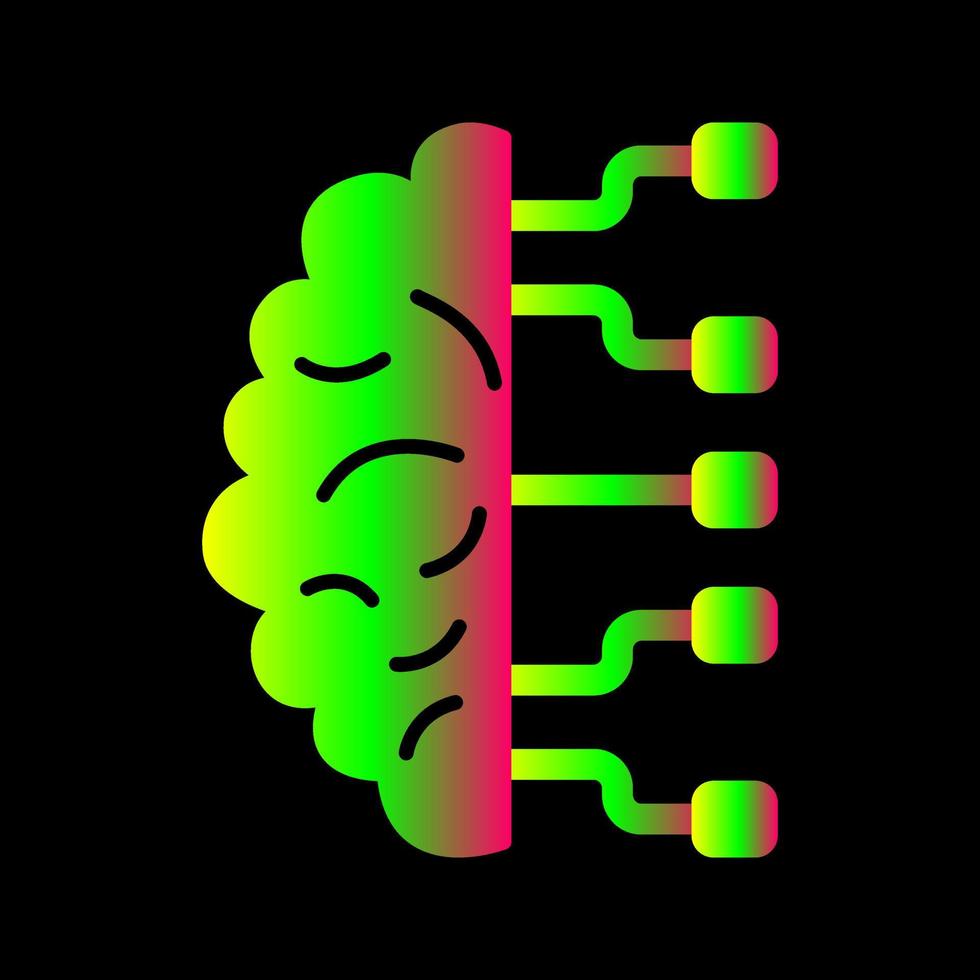 hersenen vector pictogram