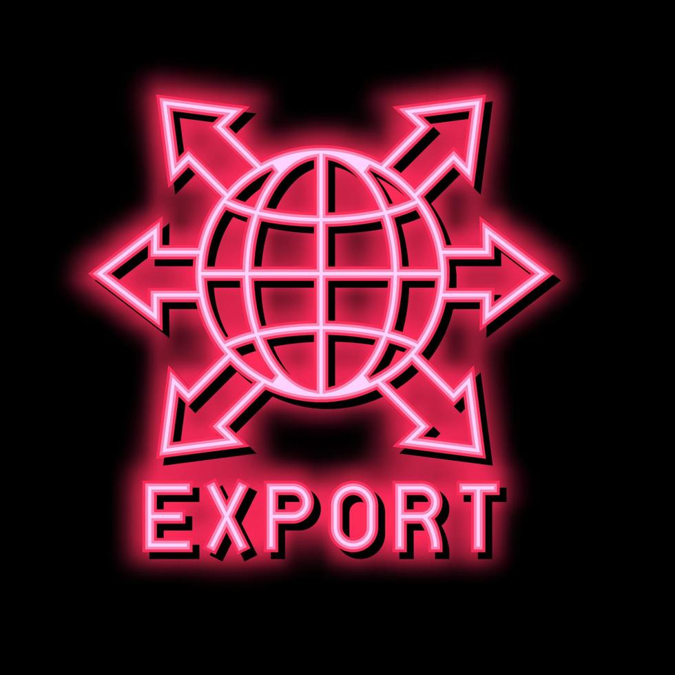 export transport kleur pictogram vector vlakke afbeelding