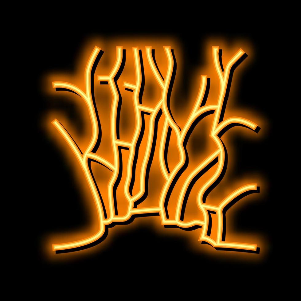 antilope Ravijn neon gloed icoon illustratie vector