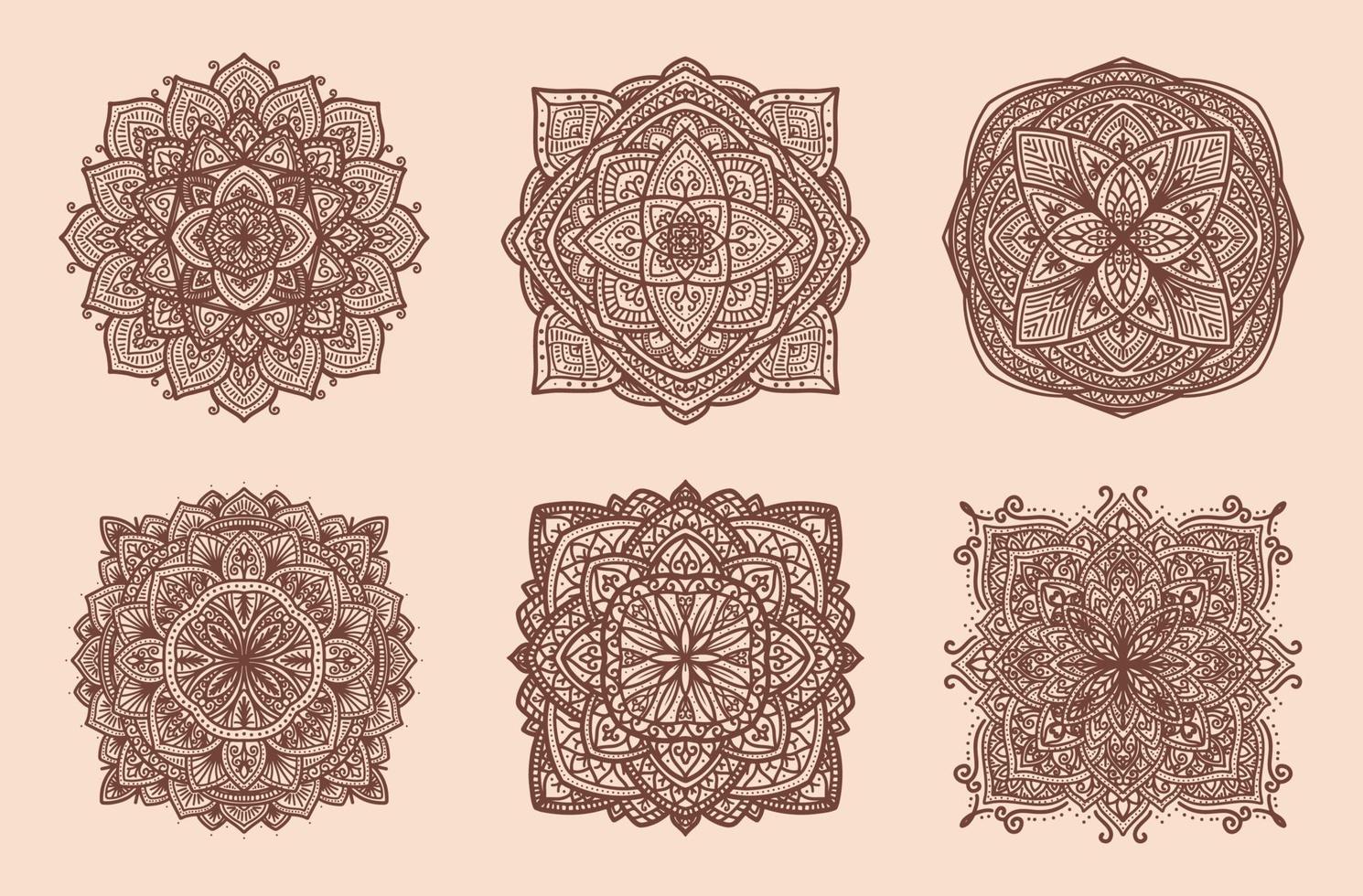 traditioneel mandala patroon ontwerp vector