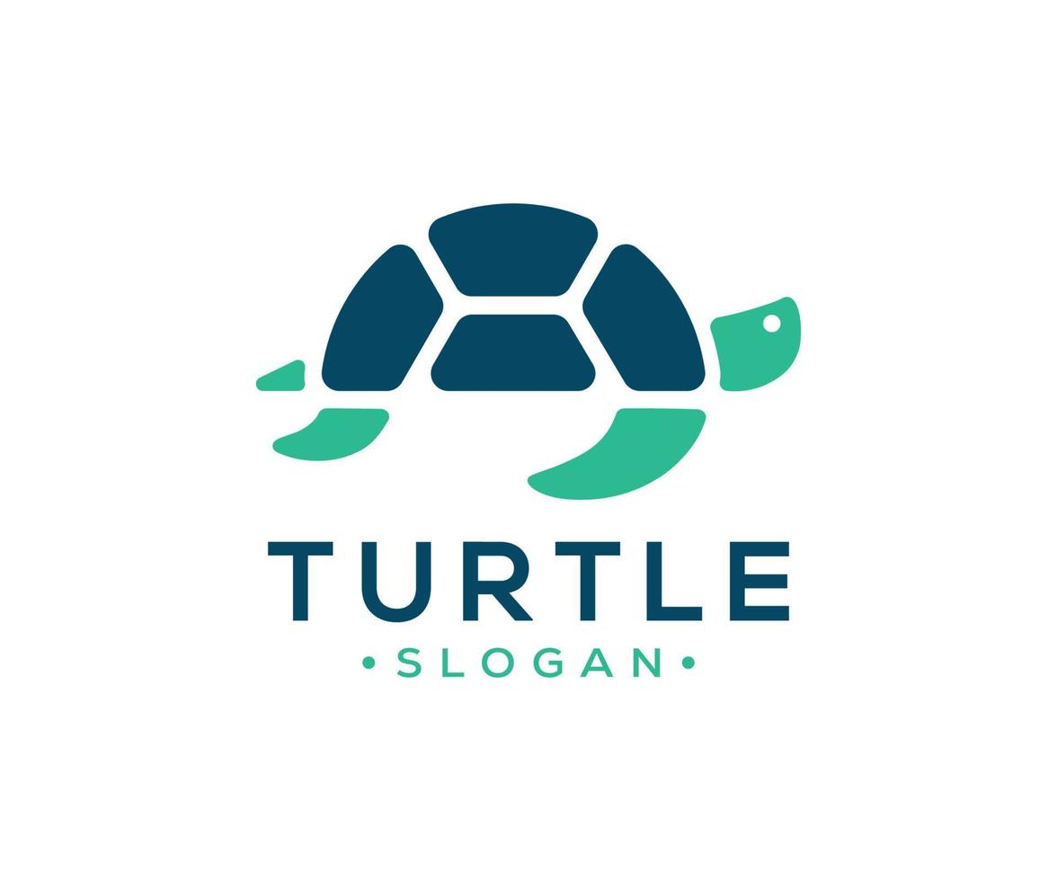 schildpad logo dier vector icoon sjabloon