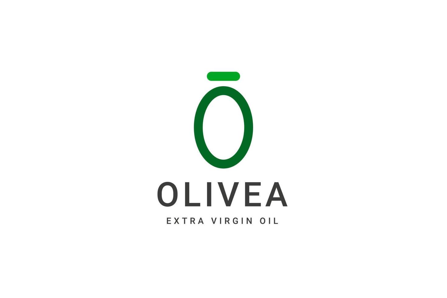 minimalistische olivia logo vector icoon illustratie