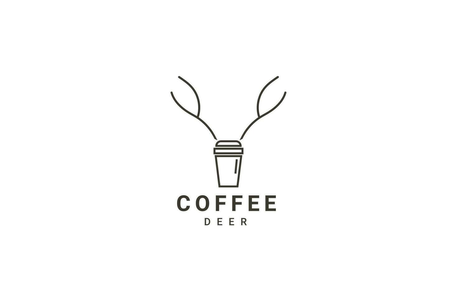 koffie winkel logo icoon vector illustratie