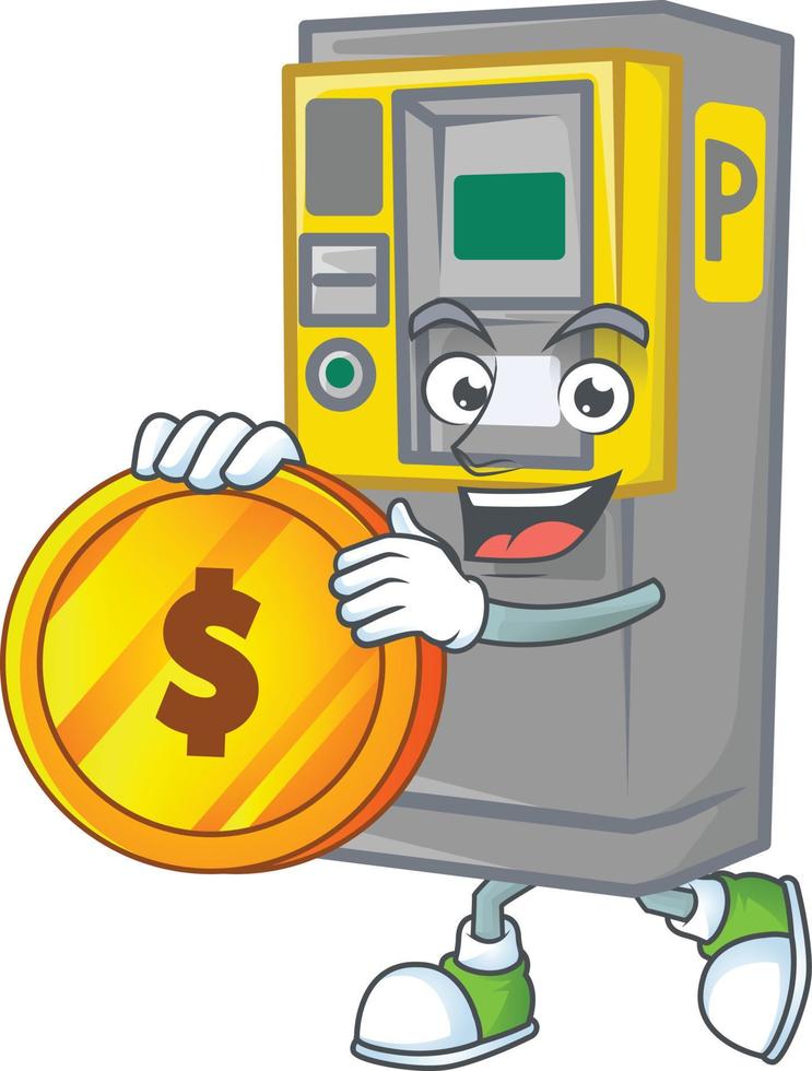 parkeren ticket machine icoon ontwerp vector