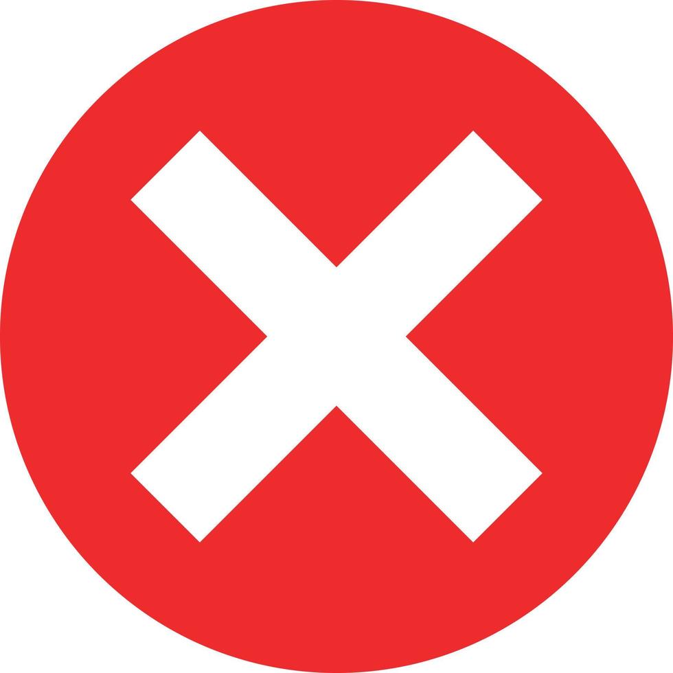 rood kruis Mark icoon. het is een gemakkelijk vector. vector