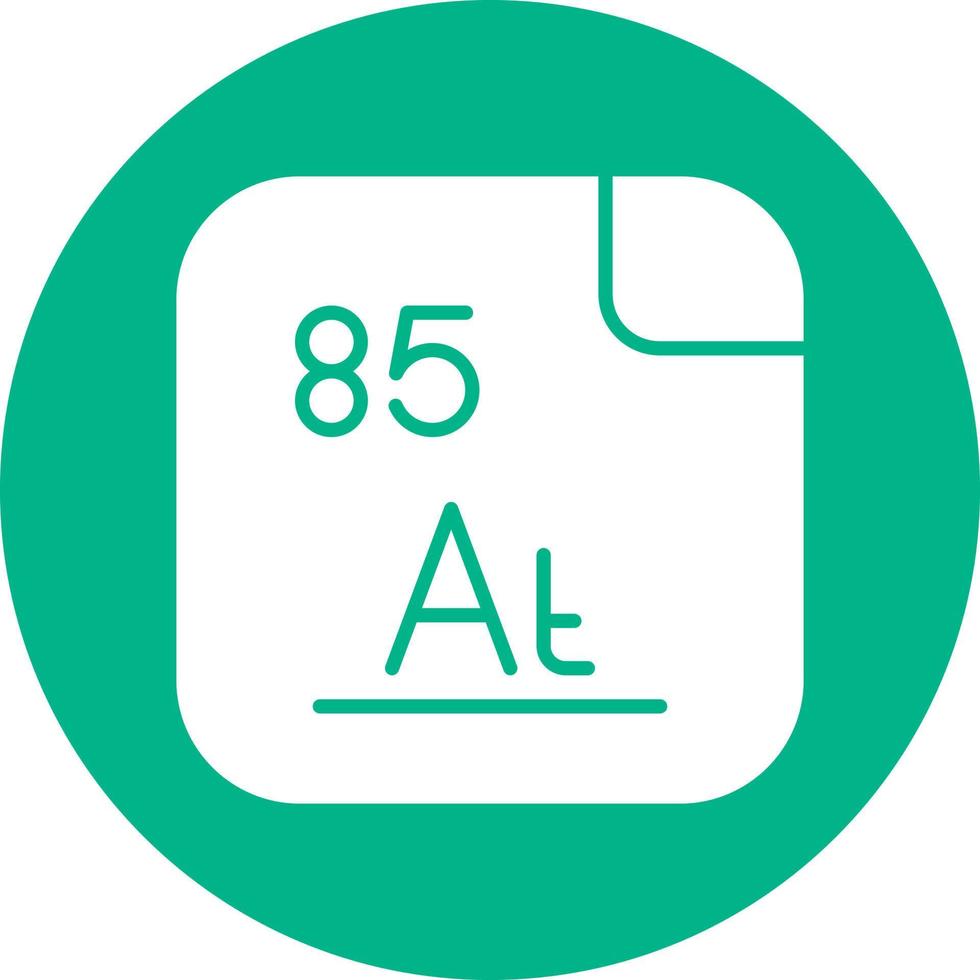 astatine vector icoon