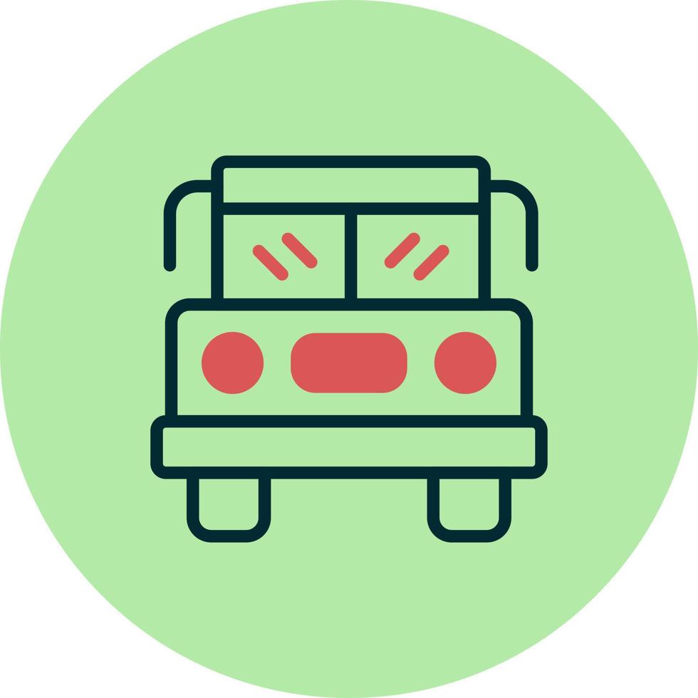 schoolbus vector pictogram