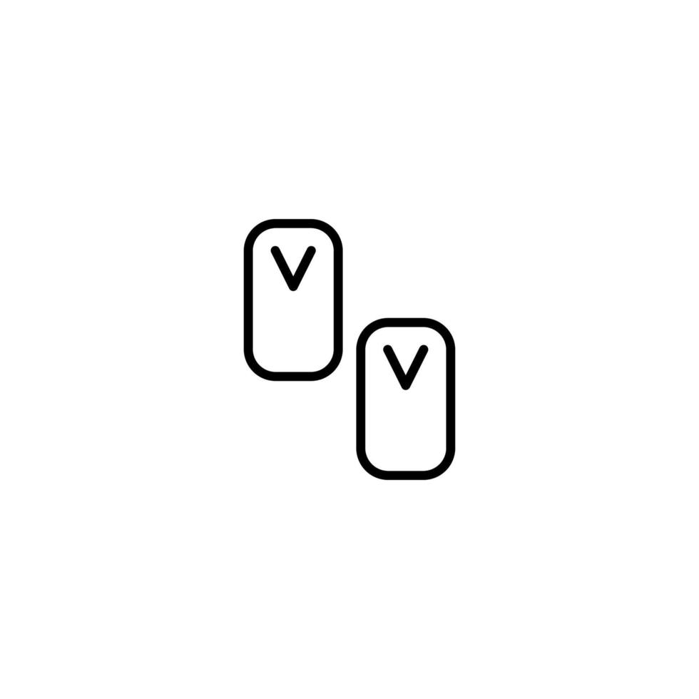 navigatie icoon met schets stijl vector