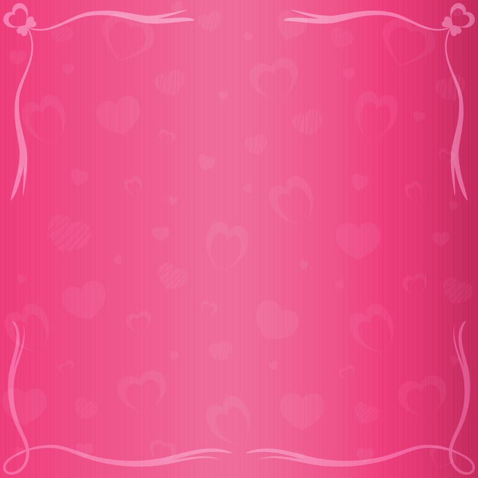 vakantie roze achtergrond met harten. vector achtergrond