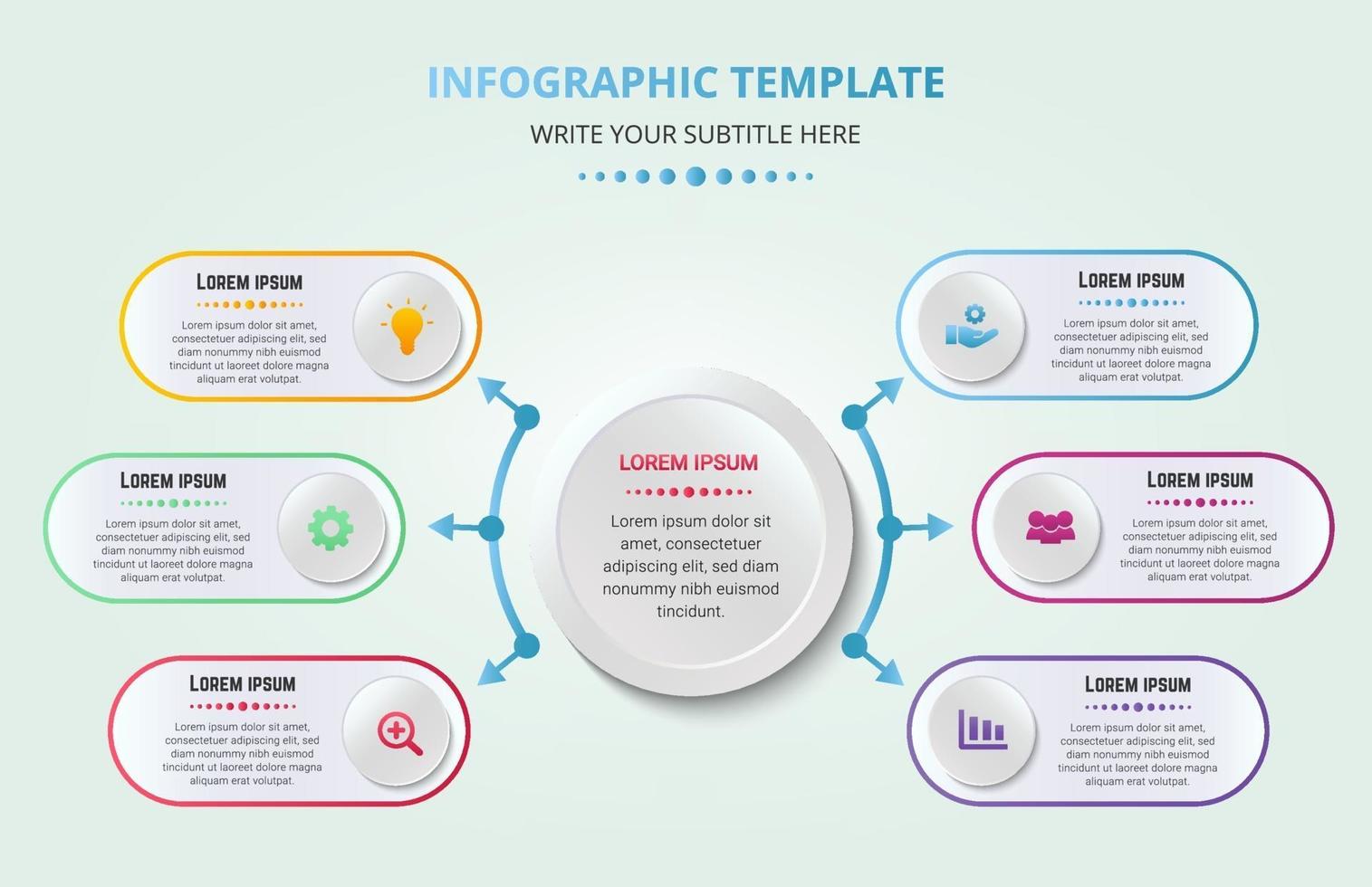 moderne infographic stappen sjabloon voor spandoek vector