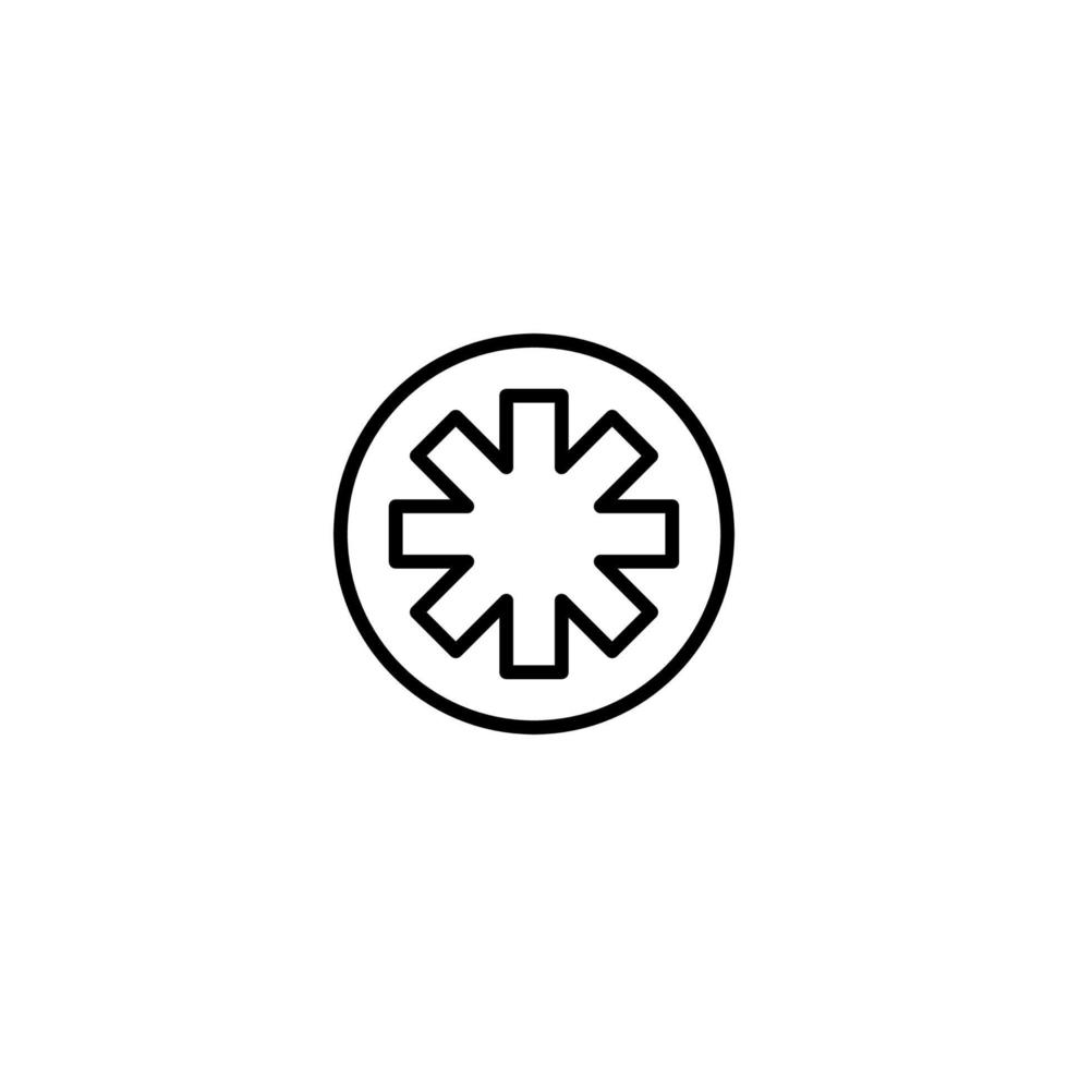 sneeuwvlok icoon met schets stijl vector