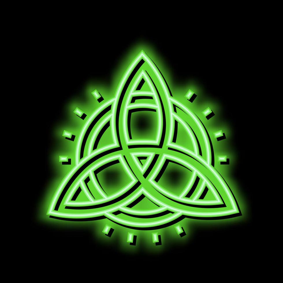 symbool astrologisch neon gloed icoon illustratie vector